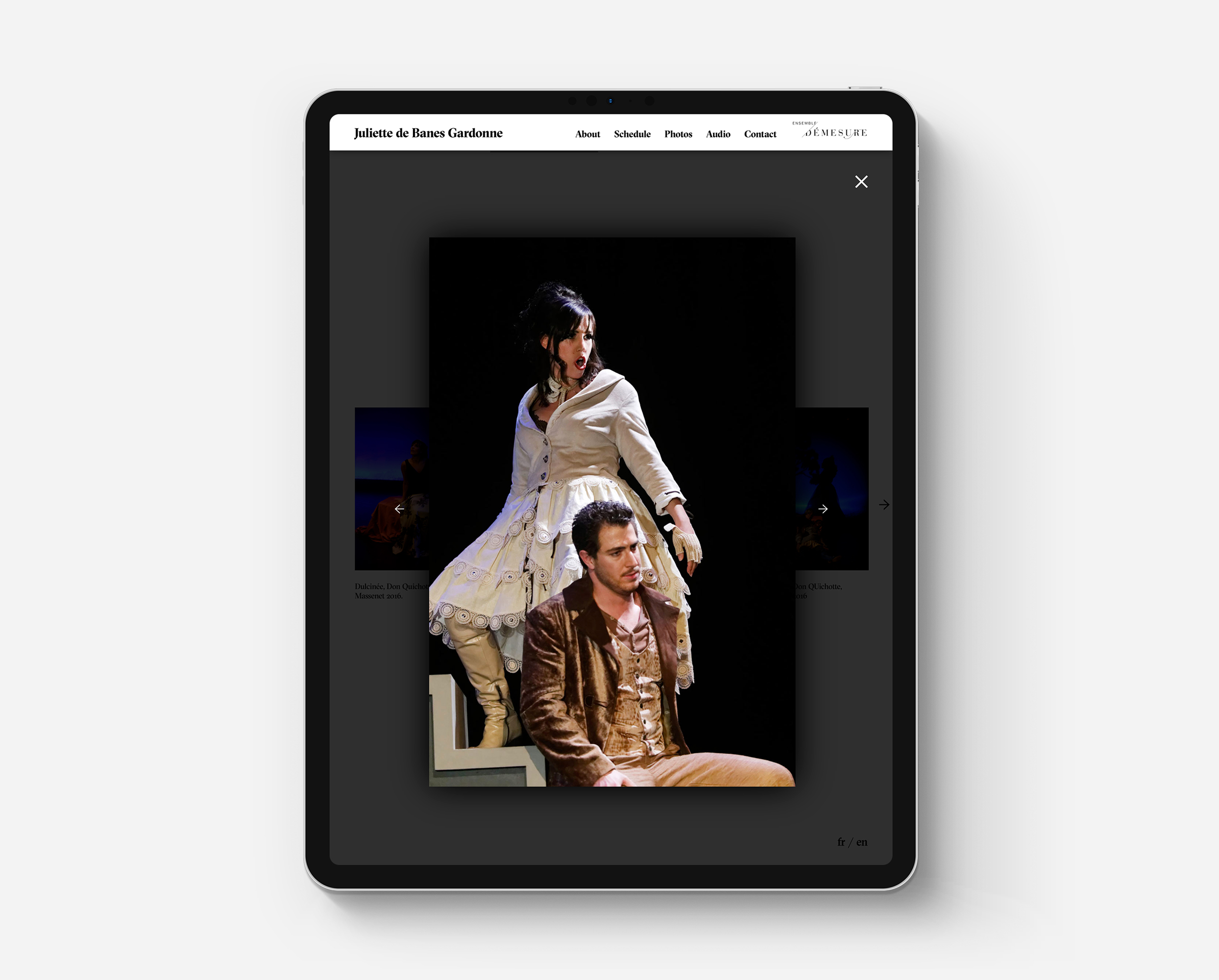 Website - Juliette de Banes Gardonne
