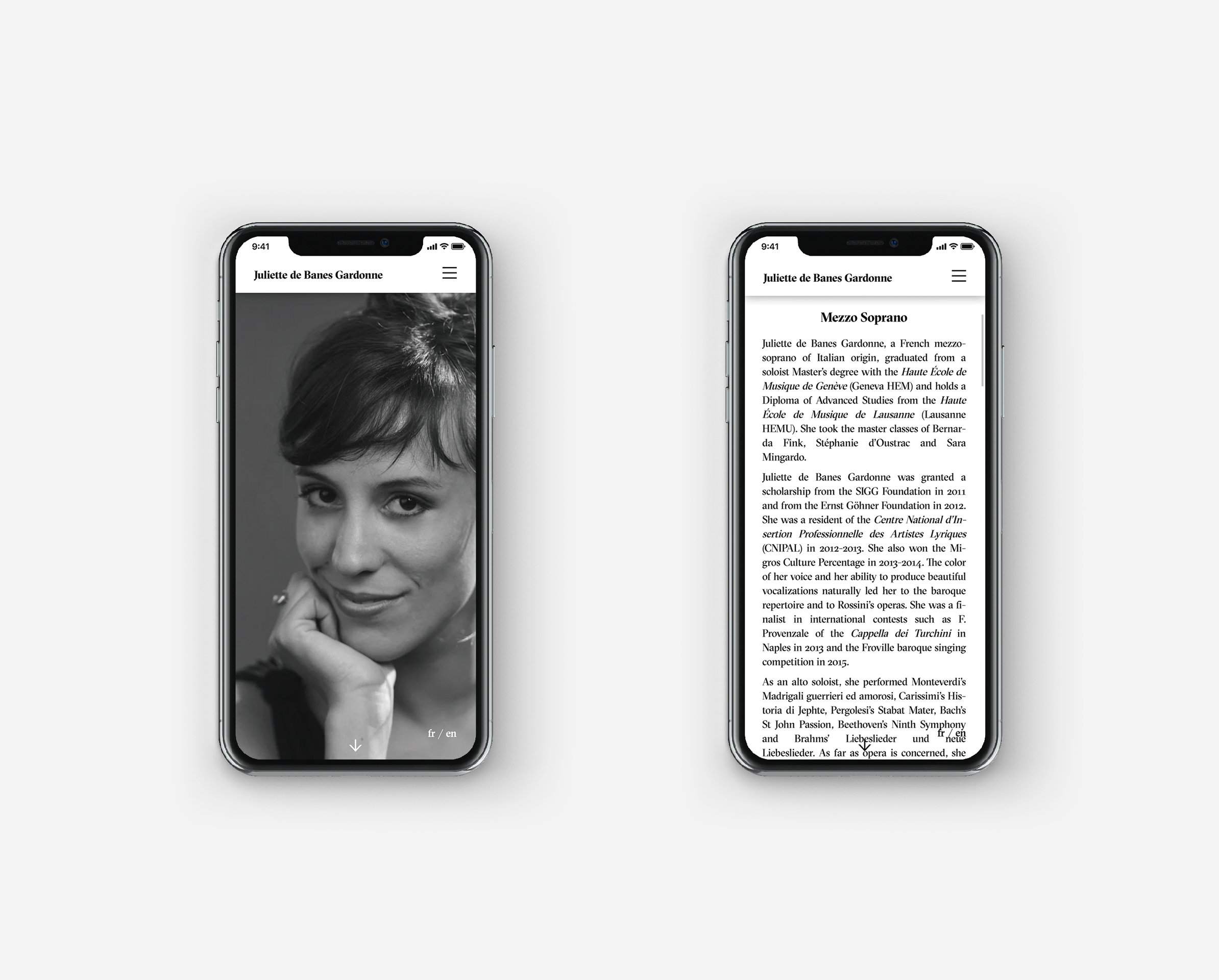 Website - Juliette de Banes Gardonne