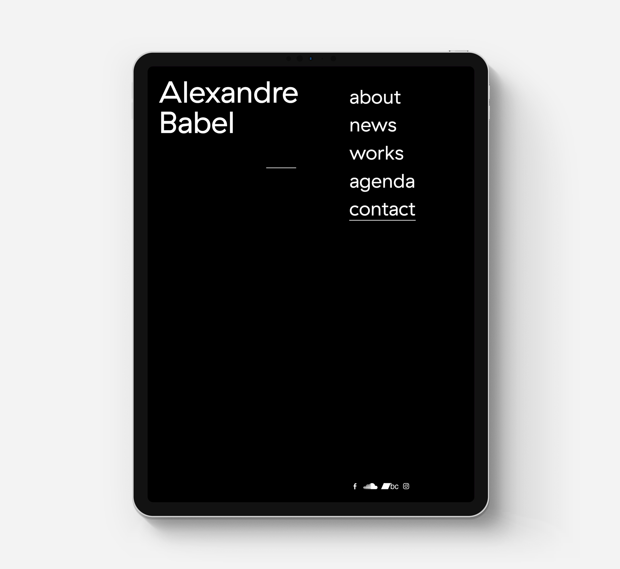 Alexandre Babel - Website