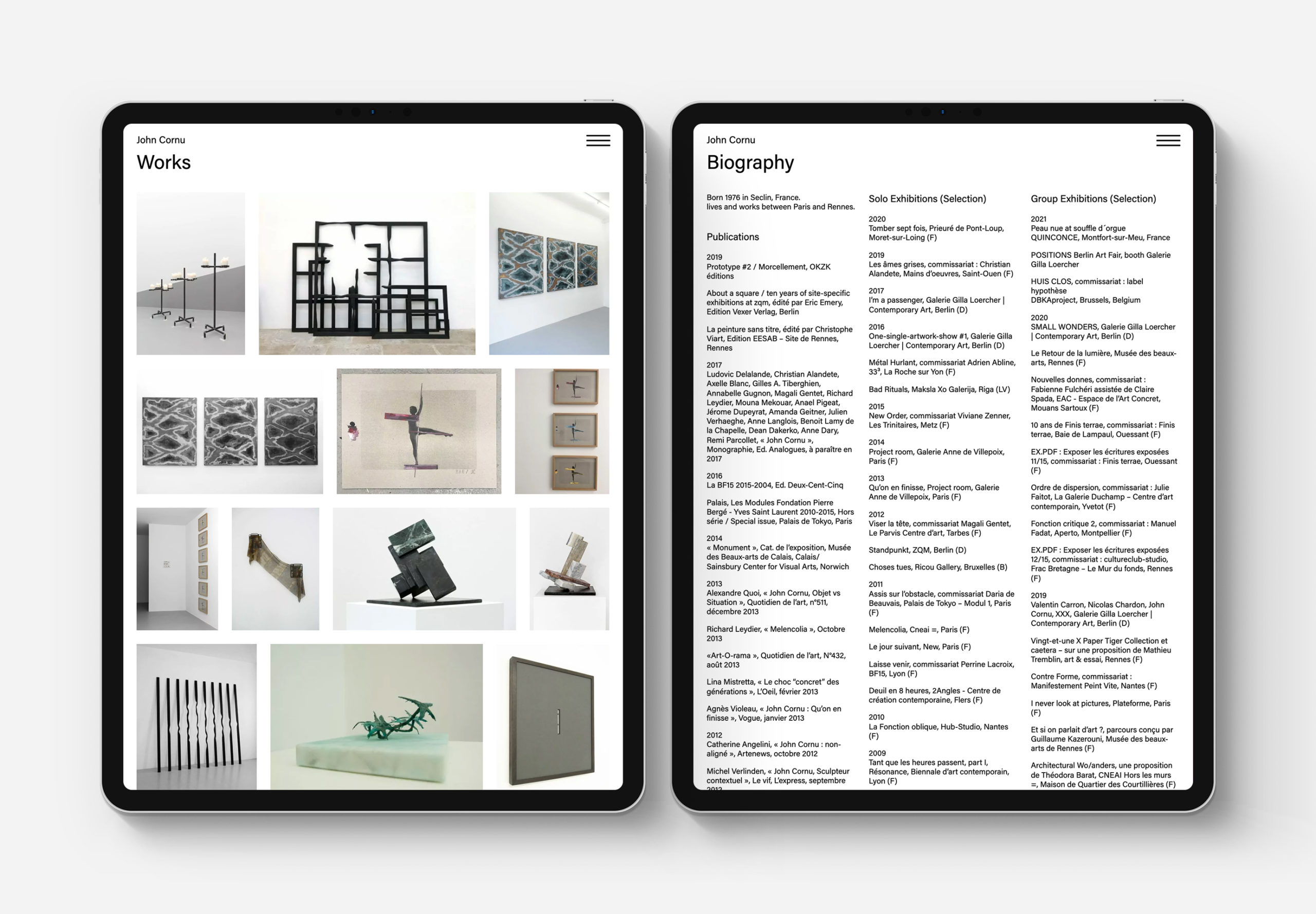 Galerie Gilla Lörcher - Website
