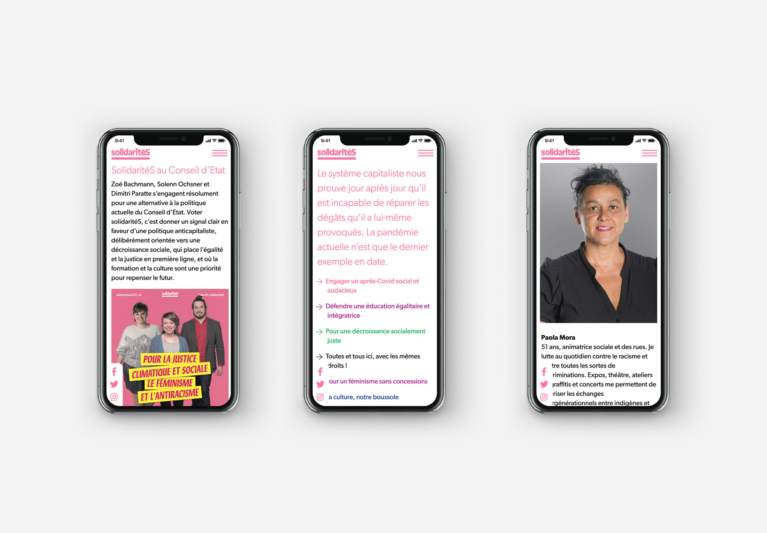 solidaritéS – campaign 2021