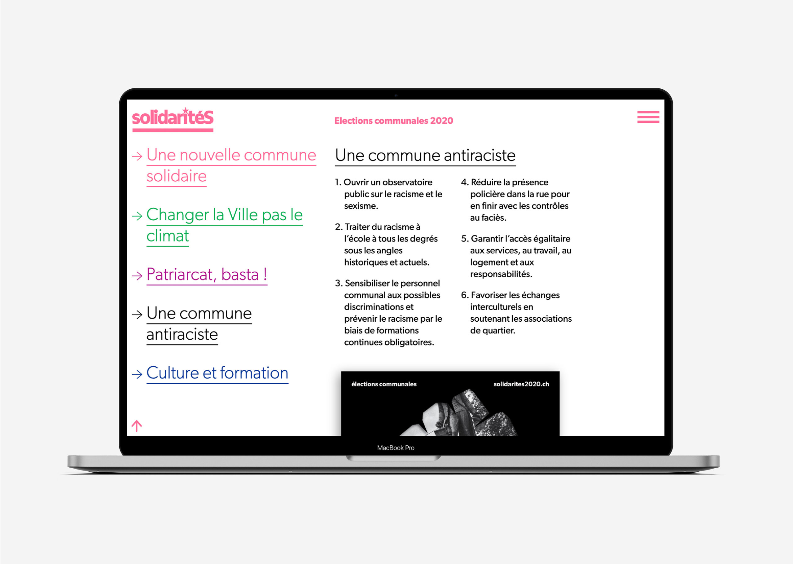 solidaritéS – 2020 Campaign